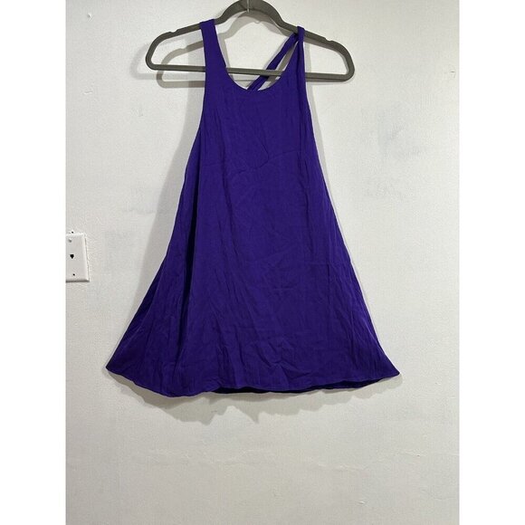 Alice+Olivia Sleeveless Racerback Scoop Neck French Purple‎ Layered Top SZ XS - Picture 1 of 10